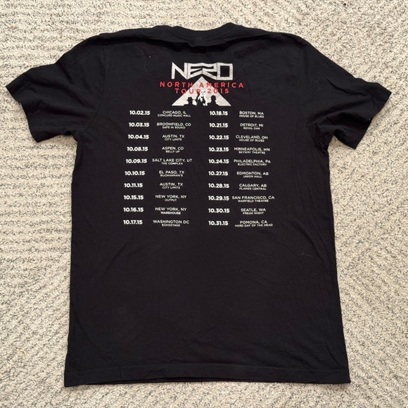Nero 2015 Tour T-Shirt – “Between II Worlds” Era - Picture 2 of 5